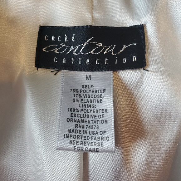 Cach'e Couture collection belted vest A27 - Picture 3 of 5